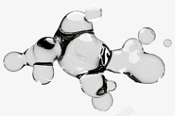 透明的链接水滴素材素材