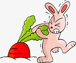 手绘卡通拔萝卜的兔子png免抠素材_88icon https://88icon.com 手绘卡通拔萝卜的兔子 手绘 卡通 拔萝卜的兔子