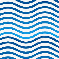 条纹组合波浪条纹蓝色渐变线条组合元素高清图片
