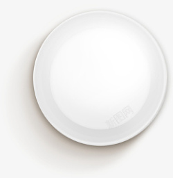 盘子白色餐具生活用品素材