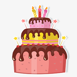 生日快乐蛋糕素材