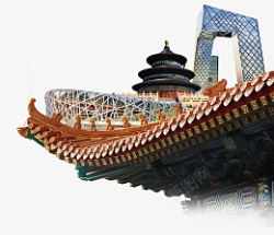 中国风屋角宫殿建筑素材素材