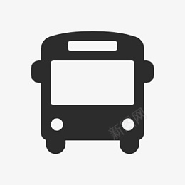 地铁和公交公交车图标元素图标