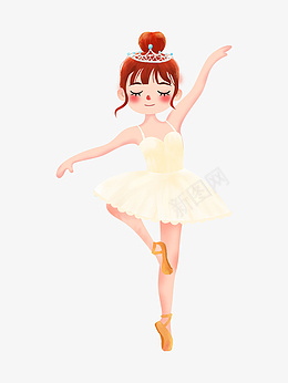 卡通舞蹈图片psd免抠素材_88icon https://88icon.com 舞蹈 芭蕾舞 卡通 小女孩 卡通舞蹈