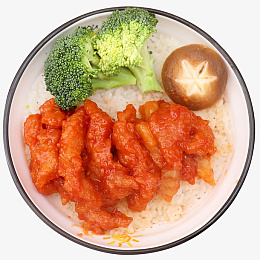 菠萝咕咾肉饭png免抠素材_88icon https://88icon.com 套餐饭 美食 传统美食 餐饮美食