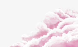 梦幻粉色云层素材