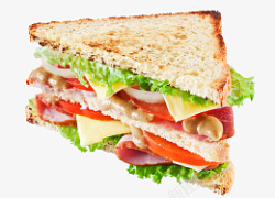 木瓜沙拉照片三明治汉堡包高清图片