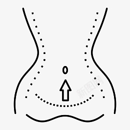 腰腹部细腰图标