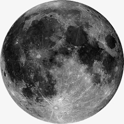 漆黑的月球表面素材