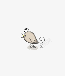 可爱的一只小小鸟png免抠素材_88icon https://88icon.com 卡通 动物 小鸟 鸟