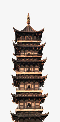 中国风古式建筑塔素材