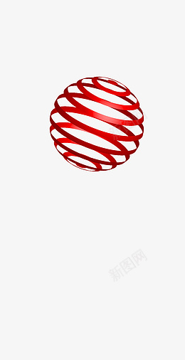 3D旋转圆球体png免抠素材_88icon https://88icon.com 红色 旋转 圆球体 环绕 3D