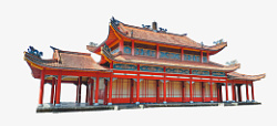 中国古式建筑古代亭台楼阁元素素材