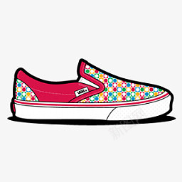 VansRetroDotsMagentaIconpng免抠素材_88icon https://88icon.com vans retro dots magenta