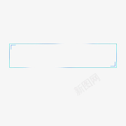 浅蓝科技风线条标题框png免抠素材_88icon https://88icon.com 装饰边框 信息框 小清新 文本框 标题框 科技风 长方形 创意 时尚 浅蓝 矩形 简约