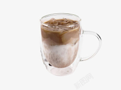 咖啡奶盖奶茶素材