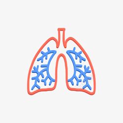 肺部身体健康医院素材