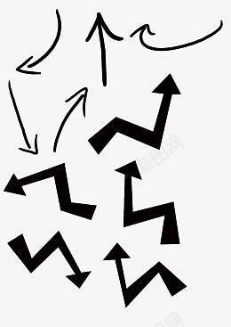 单项箭头的素材元素png免抠素材_88icon https://88icon.com 箭头 图片 元素 素材