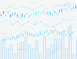 金融股票大数据走势分析素材