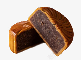 红豆豆沙月饼png免抠素材_88icon https://88icon.com 月饼 中秋 豆沙 豆沙月饼 广式月饼
