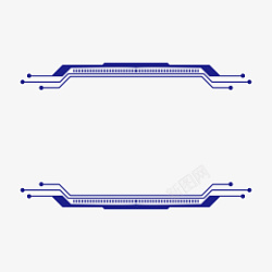 简洁科技线框素材