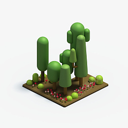 C4D树木植物树林png免抠素材_88icon https://88icon.com C4D 树木 植物 3D 立体模型