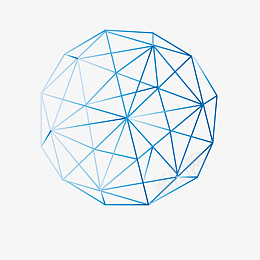 蓝色科技球装饰png免抠素材_88icon https://88icon.com 底纹设计 不规则 点线面 科技感 空间感 创新 简约 线条 黑色