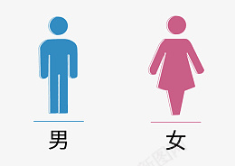 矢量男女厕所标志图ai免抠素材_88icon https://88icon.com 男女洗手间 洗手间 卫生间 厕所 洗手间标识 洗手间指示牌 矢量