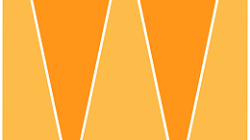 五格几何图案背景素材