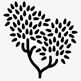 矢量树大树icon图标