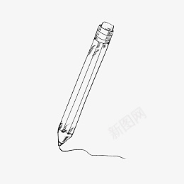 文具用品素描铅笔png免抠素材_88icon https://88icon.com 不带橡皮的铅笔 儿童文具用品 卡通手绘 学习用具 文具用品 开学季 开学