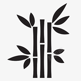 黑色卡通竹子植物矢量图png免抠素材_88icon https://88icon.com 卡通 竹子 简笔画 植物