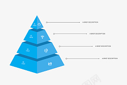 金字塔统计数据png免抠素材_88icon https://88icon.com 蓝色 金字塔 数据 统计