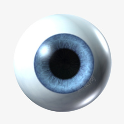 眼球瞳孔蓝色素材