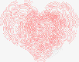 红色爱心手印png免抠素材_88icon https://88icon.com 红色 爱心 手印 指纹