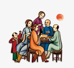 手绘传统文化素材