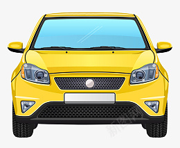 黄色蜜蜂汽车轿车黄色图标
