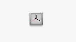 灰色服务器具有时代气息的时钟图标