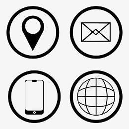互联网商务图标名片手机图标图标