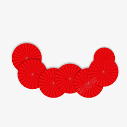 节日圆形元素素材