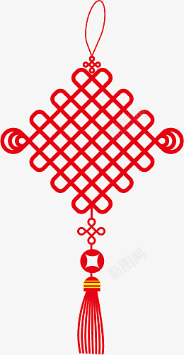 喜庆红色挂件春节ai免抠素材_88icon https://88icon.com 中国结 新年 中国风 喜庆 红色 挂件 节日 元旦 春节 元宵