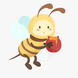 Q版蜜蜂免抠PNG素材式素材