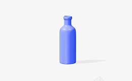 3D图标瓶子3D素材图标