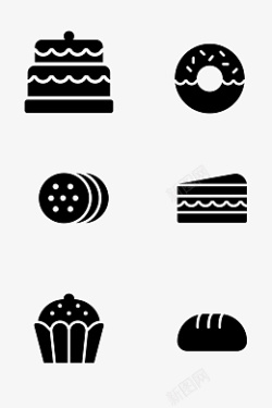 蛋糕甜品图标素材素材