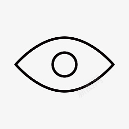 人物眼睛眼睛可视打开视图看图标