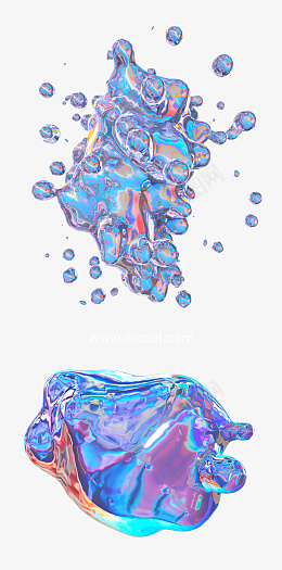 抽象C4D水珠爆开png免抠素材_88icon https://88icon.com 抽象 C4D 水珠 爆开 液体