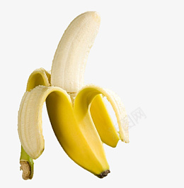 剥了一半的香蕉png免抠素材_88icon https://88icon.com 香蕉 一半 进口 好吃
