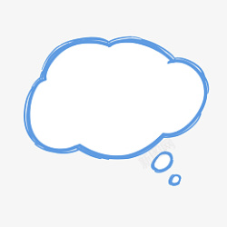 云彩标志云彩样式对话气泡高清图片