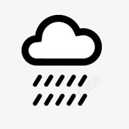 下雨工具大雨下雨天天气预报天气图标