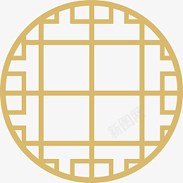 圆形简约网格画框png免抠素材_88icon https://88icon.com 圆形 网格 边框 简约